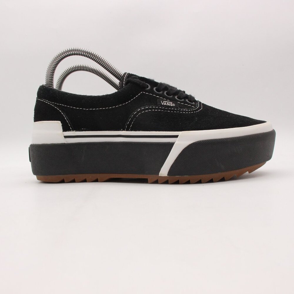 Vans Black White Platform Sneakers